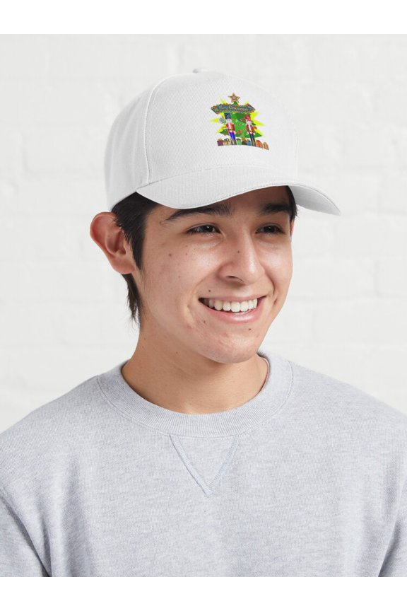 Christmas Nutcracker Soldiers Baseball Cap, Merry Christmas Holiday Tree Design, Classic Hat