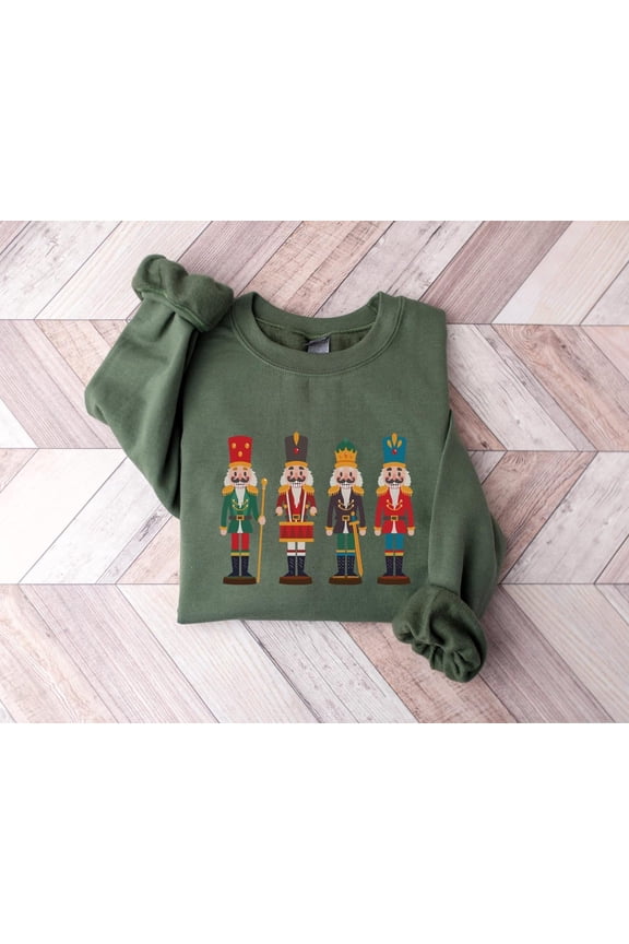 Christmas Nutcracker Sweatshirt, Nutcracker Sweater, Christmas Sweatshirt, Vintage Nutcracker Shirt, Christmas Gifts All Size S-5Xl