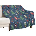 thumbnail image 1 of Christmas Nutcracker Tree Snowflake Blanket Fleece Cozy Warm Xmas Winter Retro Lightweight Throw Blanket for Couch Sofa Bed for Adults Kids Boys Teens Gift 50"x60", 1 of 6