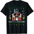thumbnail image 1 of Christmas Nutcracker Whats Crackin Funny Xmas Men Women T-Shirt Shirts, 1 of 3