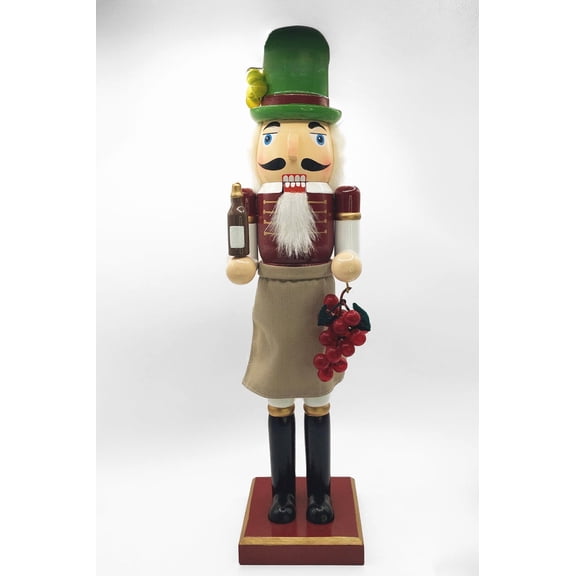 Wizardi Classic Wooden Festive Decoration - Christmas Nutcracker F07M14-20-N01850A