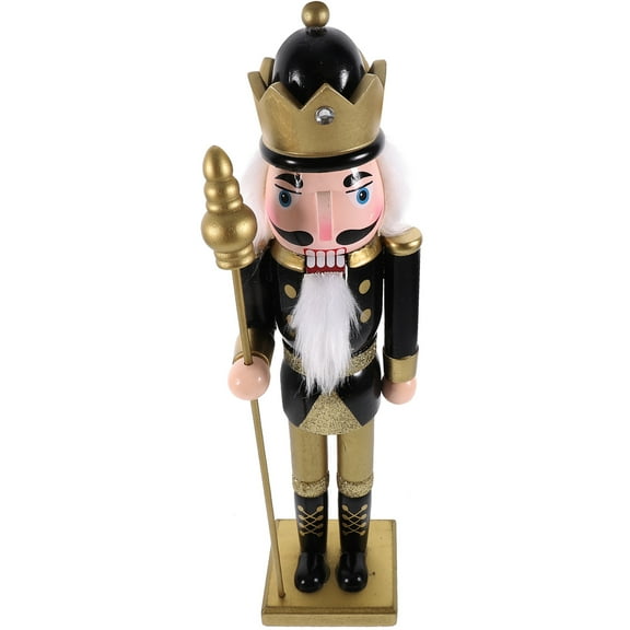 Christmas Nutcracker Wooden Ornament Gingerbread Man Statue Reusable Bedrooms Decor Collectible Figures