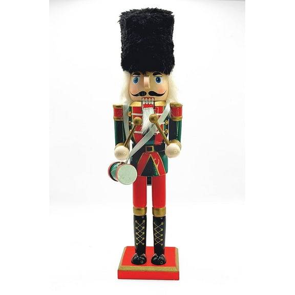Christmas Nutcracker the Drummer. Wizardi Classic Festive Decoration F07M14-39-N01365C