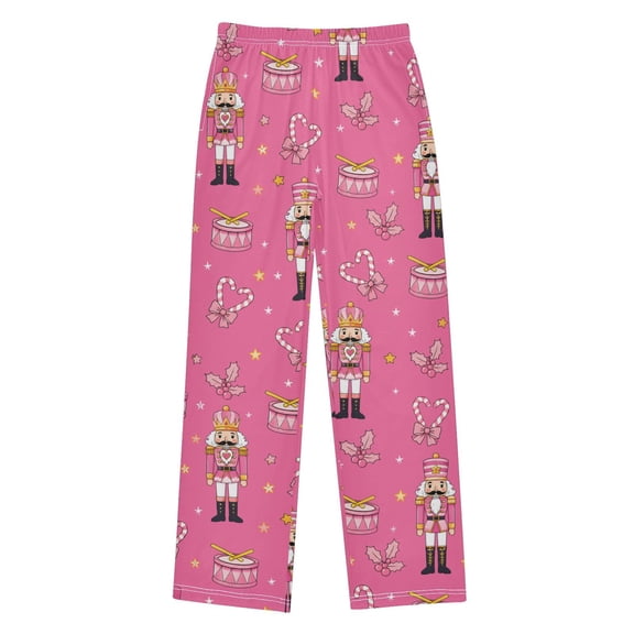 Christmas Nutcrackers Drums Kids Pajama Pants Boys Pjs Bottoms Sleepwear Lounge X-Large