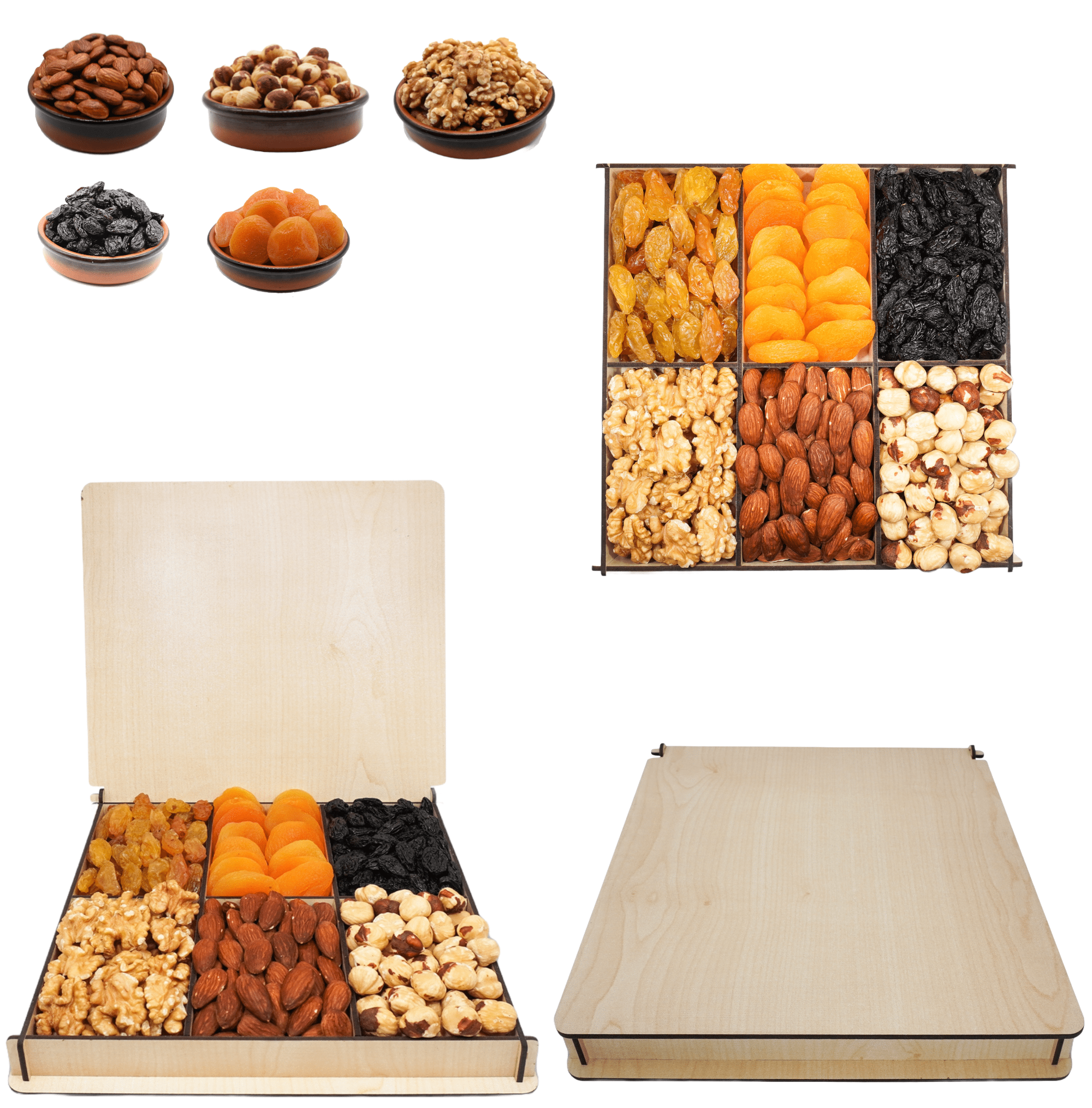 Christmas Nuts Fruit Gift, Business Customer Boxes, Gourmet Food, Holiday, Secret Garden's