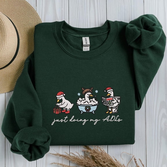 Christmas OT Sweatshirt for Occupational Therapist, ADL Silly Goose Shirt, Occupational Therapy Christmas Tee, Pediatric Assistant OTA