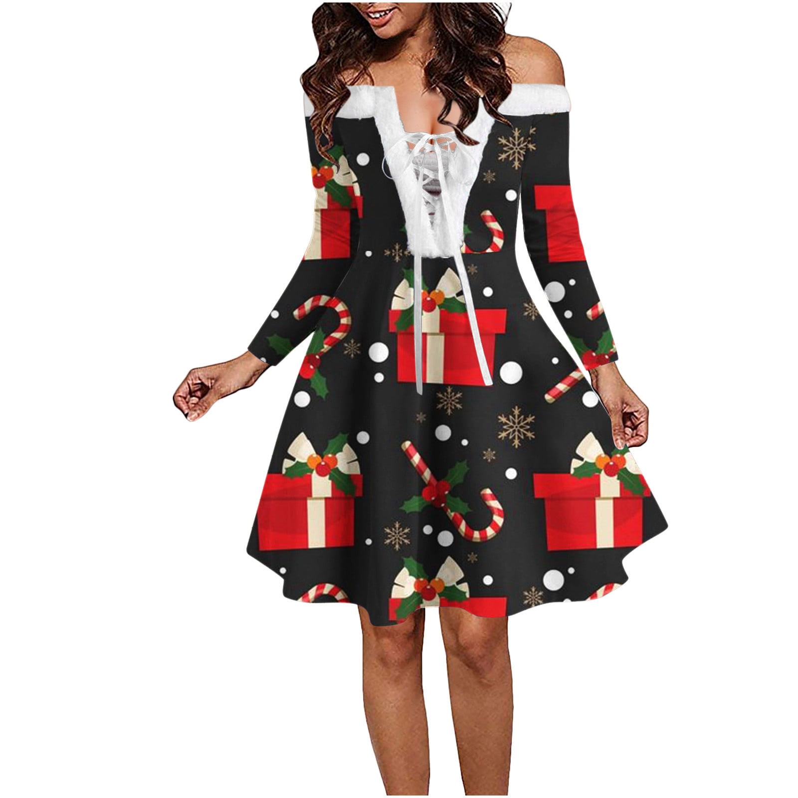  50 Cents Items, Funny Christmas Dresses For Women Cute