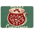 thumbnail image 1 of Christmas Office Rug Door Carpet Indoor Rugs Polyester Non-Slip Machine Washable, 1 of 6