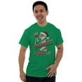 thumbnail image 1 of Christmas On Santa's Naughty List Men's Graphic T Shirt Tees Brisco Brands S, 1 of 6