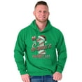 thumbnail image 1 of Christmas On Santa's Naughty List Unisex Plus Fleece Graphic Hoodie Brisco Brands 5X, 1 of 2