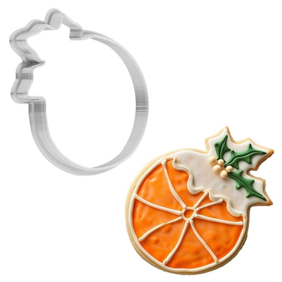 Christmas Oranges Cookie Cutter 4 Inch Made in USA by WONDERTORY