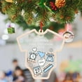 Christmas Ornament 2024 Baby 1st Christmas Ornament New Baby 4D Shake