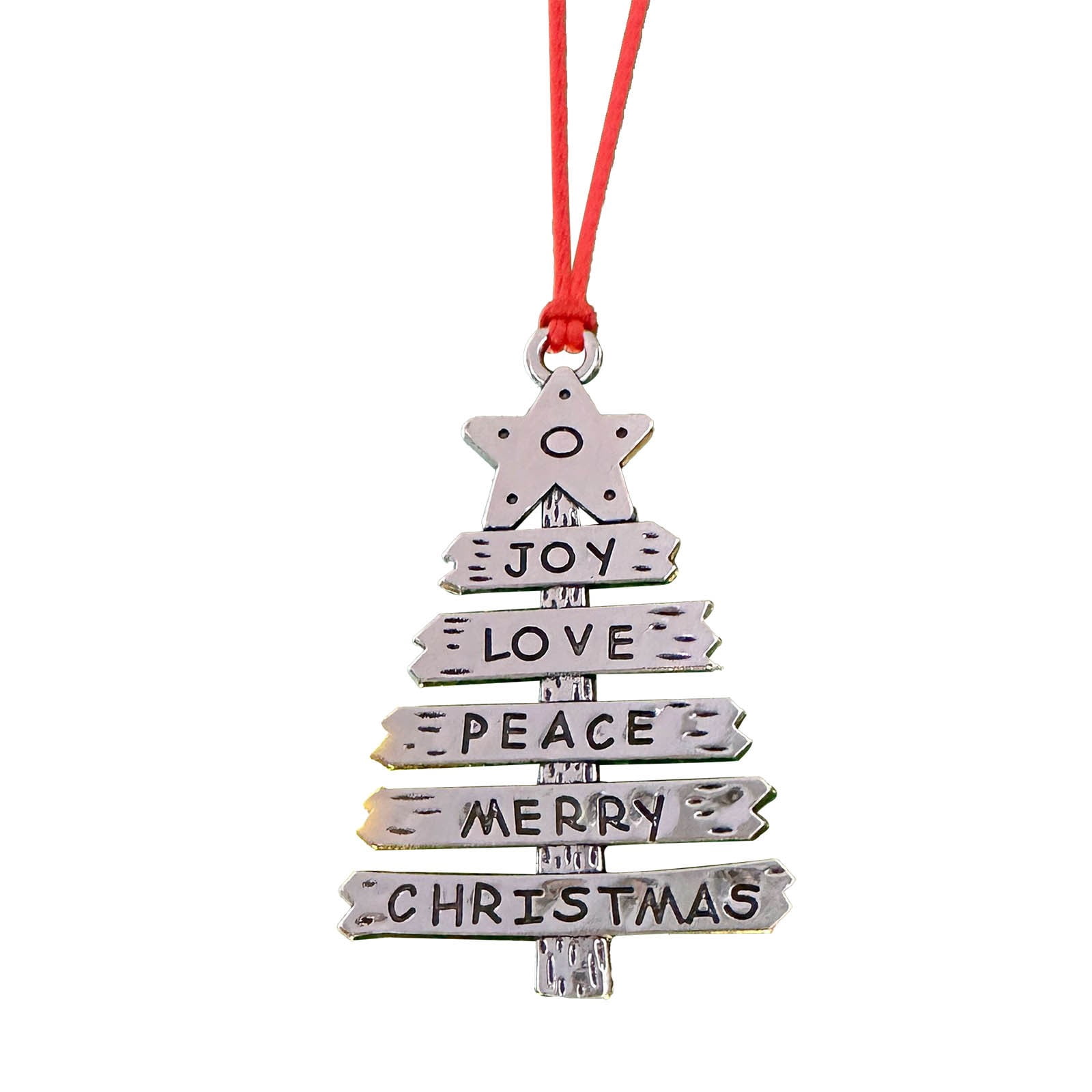 Ceramic Christmas Tree Ornaments 2024 - Hanging Decor With Ribbon, Vibrant Colors, Durable & Safe - Holiday Gift Idea
