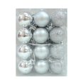 thumbnail image 1 of Christmas Ornament 24 Pcs/Set Glitter Chic Christmas/Birthday/Wedding Baubles Ornament Ball Party Home Decor New Year, 1 of 7