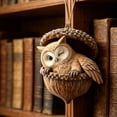 thumbnail image 1 of Christmas Ornament, 3.15 in Acrylic Owl Ornament for Tree, Wreath, Fireplace and Indoor Christmas Party, Gift, 1 of 6