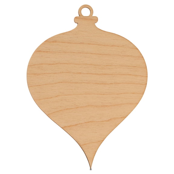 Christmas Ornament 4 inch, Pack of 5 Small Wood Cutouts, Paintable Christmas Ornaments to Decorate and Craft, by Woodpeckers