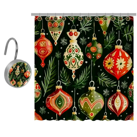 Christmas Ornament 6 Shower Curtain for Bathroom