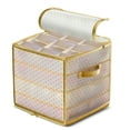 thumbnail image 1 of Christmas Ornament 64 Baubles Storage Box Xmas Tree Bag Decoration Box, 1 of 5