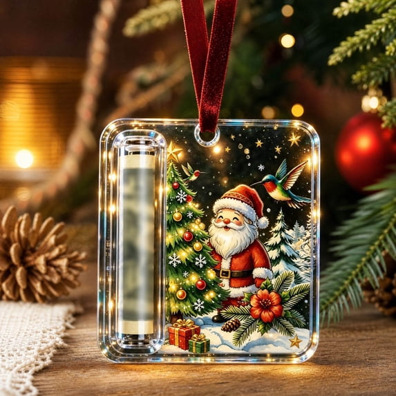Christmas Ornament, Acrylic Cash Gift Keepsake for Holiday Giving ...