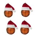 thumbnail image 1 of Christmas Ornament Basketball Acrylic Ornaments for 2025 Xmas Tree Holiday Party Decoration Funny Festive Gifts for Sport Lover (4Pc), 1 of 4
