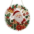 thumbnail image 1 of Christmas Ornament Crystal Suncatcher 8 Inch Christmas Tree Decor Hanging Wall Decor for Holiday Home Window Display Santa Themed Decoration, 1 Pack, 1 of 7