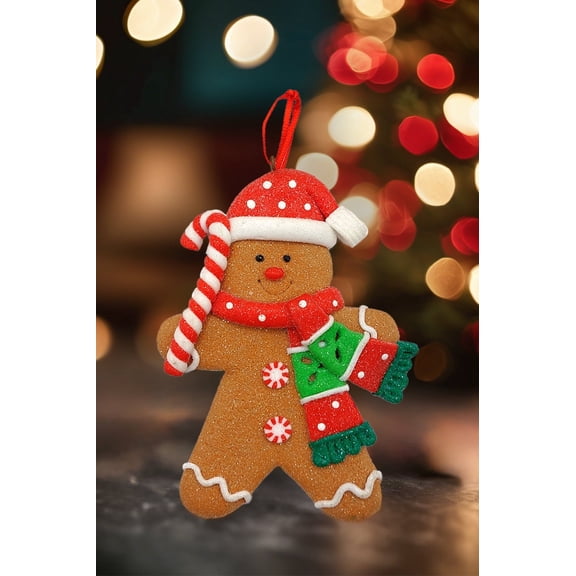 Wizardi Christmas Ornament - Gingerbread Man. Festive Decoration F07-N2-5-AEE046B
