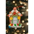 thumbnail image 1 of Christmas Ornament - Glossy Gingerbread House Frame. Wizardi Festive Decoration F07-N2-8-SEE200A, 1 of 2