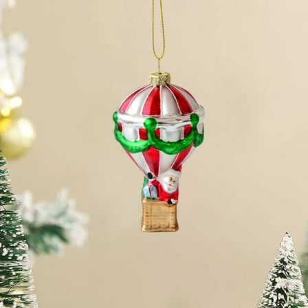 Christmas Ornament, Handcrafted Glass Luggage Stack Decoration Unique Hanging Ornament for Christmas Tree Holiday Party Home Decor 2025