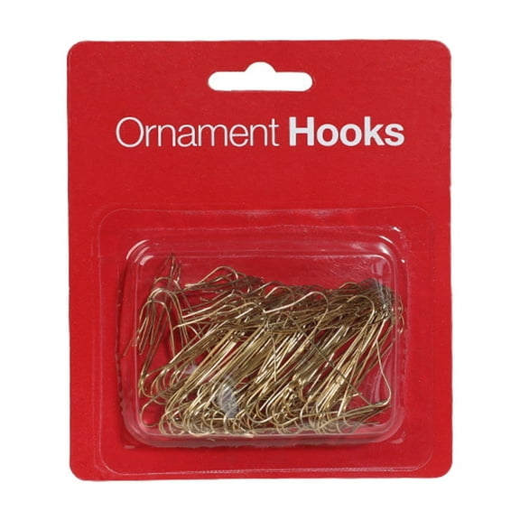 Christmas Ornament Hooks, 100Pcs Metal Tree Hangers, Christmas Decor Hooks, Multi-Use Hooks for Ornaments, Baubles, Christmas Tree, Home Holiday & Decor Use