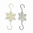 thumbnail image 1 of Christmas Ornament Hooks Snowflake Decorative Ornament Hangers for Xmas Christmas Tree for Small Ornaments, 1 of 8