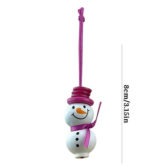 Christmas Ornament Kit, DIY Holiday Decorations, Snowman Button Craft Set with Colorful Buttons and Accessories, Easy Mess-Free Family Fun for Festive Tree Decorating