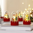 thumbnail image 1 of Christmas Ornament LED Lighting Santa Claus Wooden Christmas Decorations Ornaments LED Light Emitting Gifts for Hotel Window Display Decoration, 1 of 7
