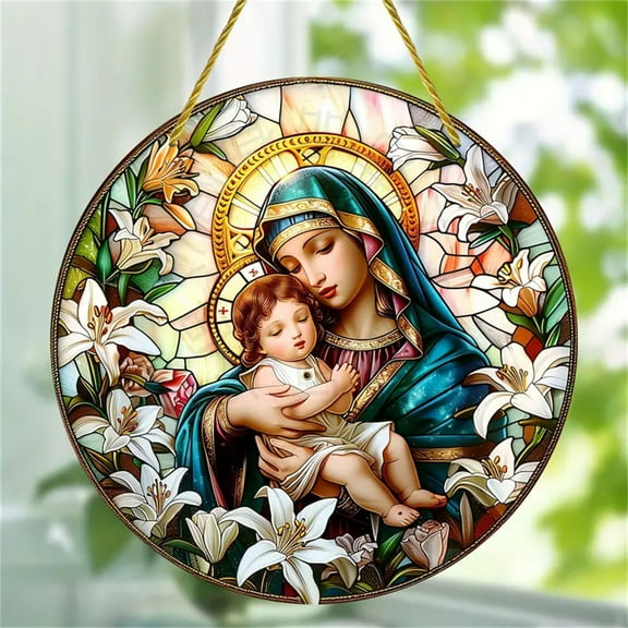 Christmas Ornament, Religious Wall Hanging, Home Decor Wall Cross, Holiday Gift For Family, Festive Tabletop Decor, Spiritual Christmas Decoration, Inspirational Holiday Gift, Nativity Scene Decor