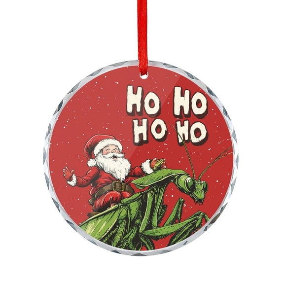 Christmas Ornament Santa On Praying Mantis Christmas Ornaments Crystal Hanging Green Praying Mantis Holiday Present Ideas