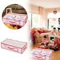 thumbnail image 1 of Christmas Ornament Storage Box, Holiday Storage Containers with 64 Christmas Storage Christmas Decoration Foldable Christmas Storage, 1 of 9