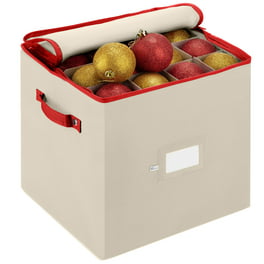 The Home Edit Ornament Organizer Box, Holds up to 64 Ornaments
