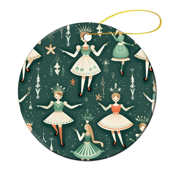Christmas Ornament Winter Holiday Party Christmas Tree Ornaments The Nutcracker Ballet Christmas Home Office Tree Decorations Christmas Ornament for Family Sister Friend