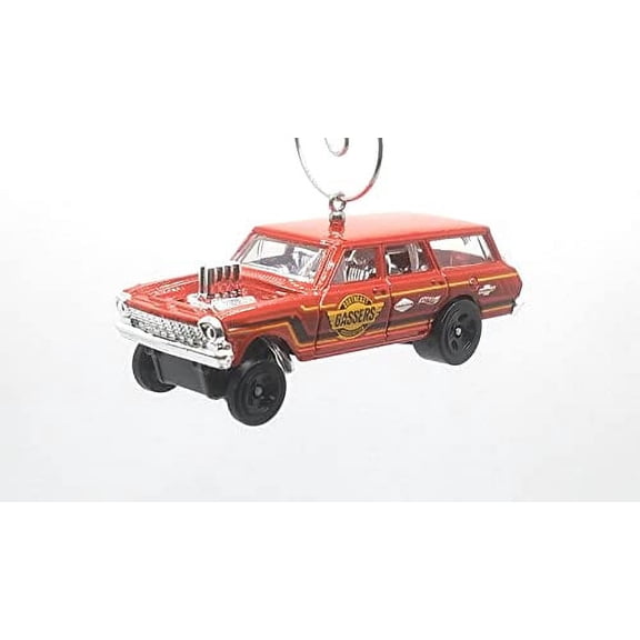 Christmas Ornament for 1964 Chevy Nova Gasser Red