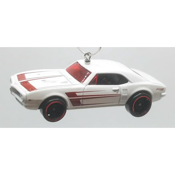 Christmas Ornament for 1967 Pontiac Firebird White Red