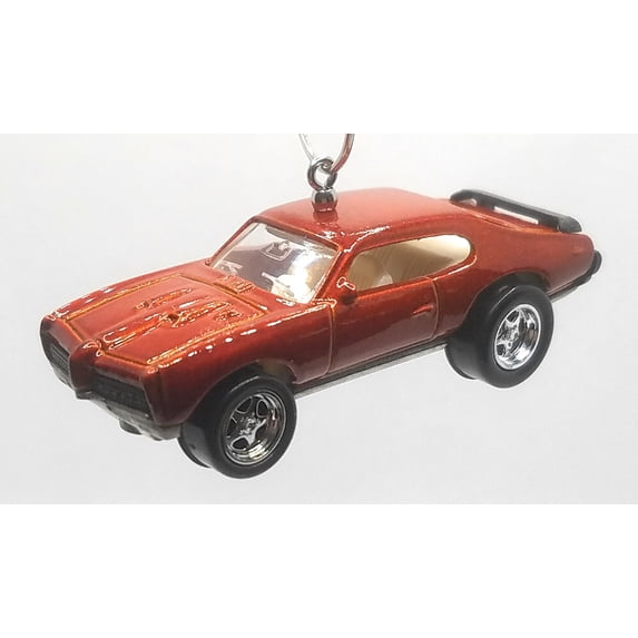 Christmas Ornament for 1969 Pontiac GTO Judge Red