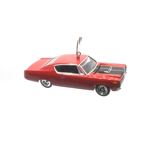 Christmas Ornament for 1970 AMC Rebel Machine Red Black
