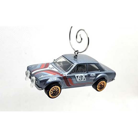 Christmas Ornament for 1970 Ford Escort RS 1600 Gray