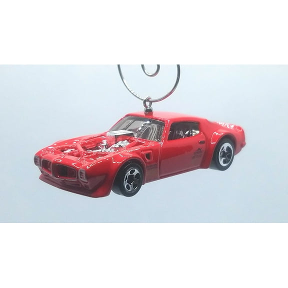 Christmas Ornament for 1970 Pontiac Firebird Red Hoodless