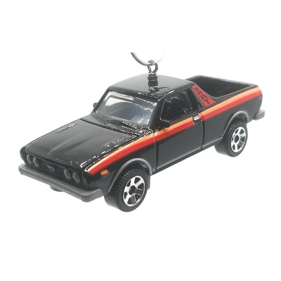 Christmas Ornament for 1978 Subaru Brat Black Red Stripes