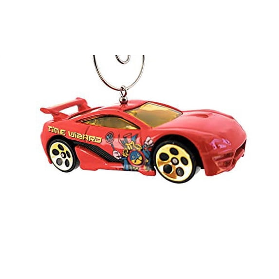 Christmas Ornament for 1990s Tuner Car Red Time Wizard