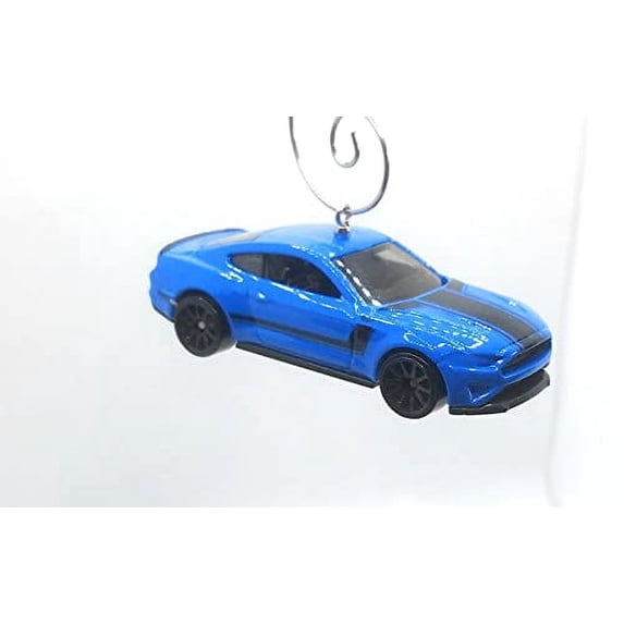 Christmas Ornament for 2018 Ford Mustang GT Blue Black Striple