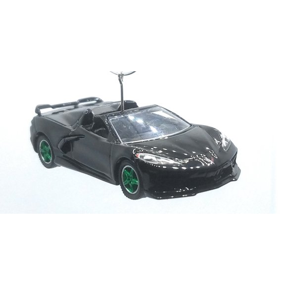 Christmas Ornament for 2020 Chevy Corvette C8 Convertible Black Ltd Ed