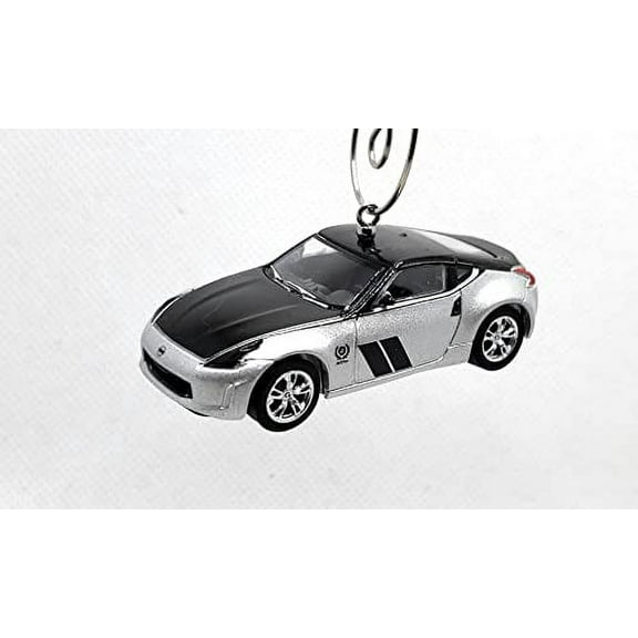 Christmas Ornament for 2020 Nissan 370Z Silver Black