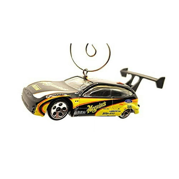 Christmas Ornament for Ford Focus Race Car Black
