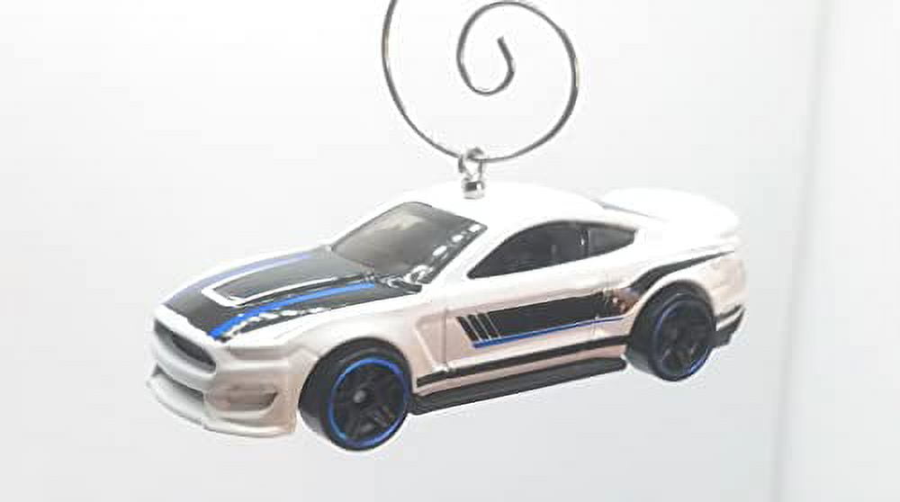 Christmas Ornament for Ford Shelby GT350R White Black Blue